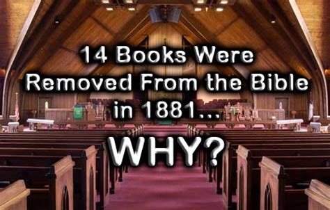 what books were taken out of the bible and why do they matter?